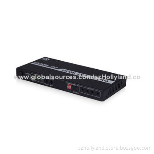 Full HDMI 1.4 4 x 2 Video Matrix with ARC Function, Industrial Metal Case, Easy to Install